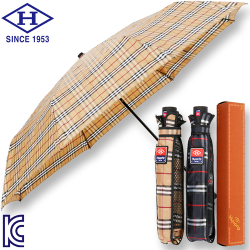 협립 3단 선염체크 우산